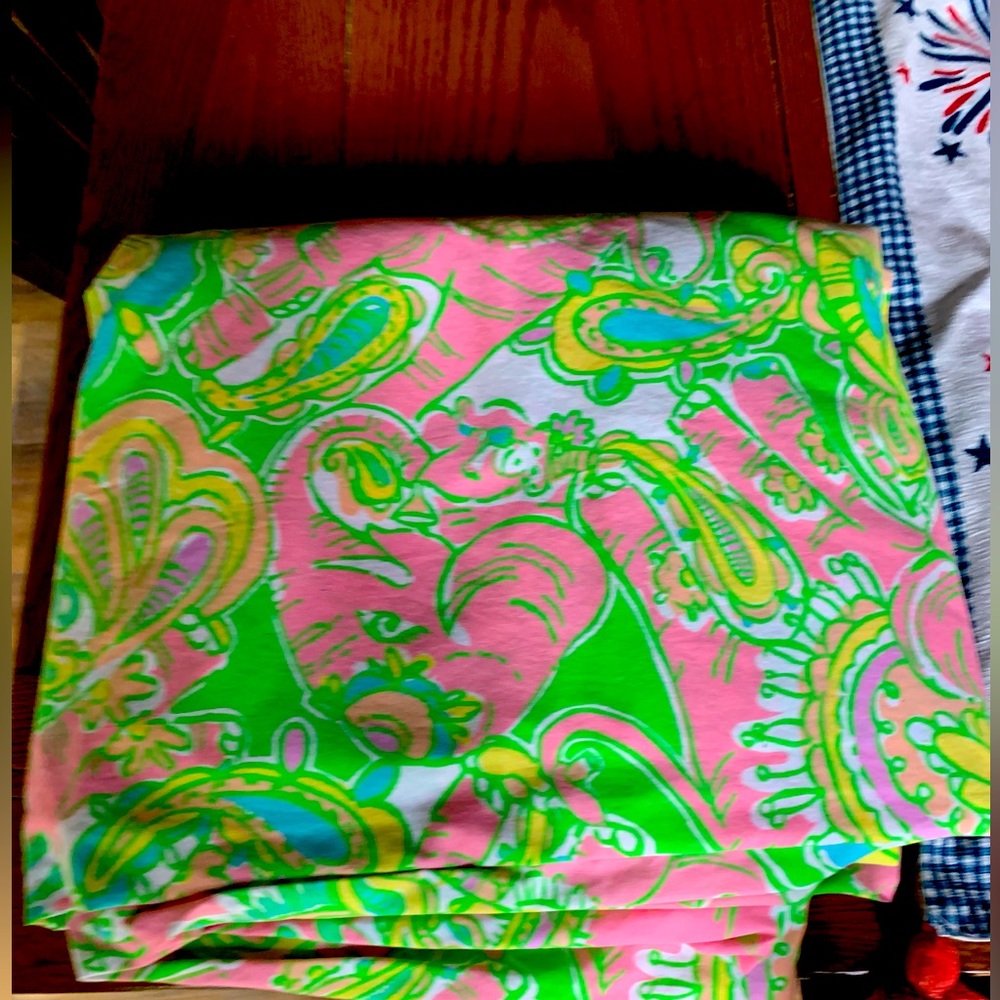 Lilly Pulitzer, Elephants Monkeys Paisley Duvet cover